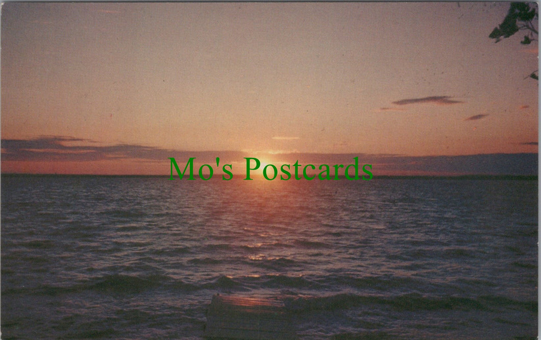 Canada Postcard - Sunset Reflections, Moose Lake, Bonnyville  HP40