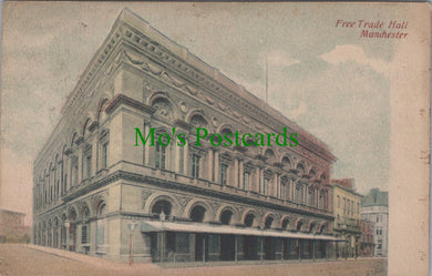 Lancashire Postcard - Manchester Free Trade Hall  HP77