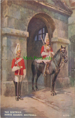 Military Postcard - The Sentries, Horse Guards, Whitehall, London HP3