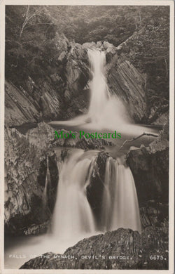 Wales Postcard - Falls of The Mynach, Devil's Bridge  HP11