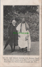 Load image into Gallery viewer, Religion Postcard - The Rt Rev.Bishop Ingham &amp; Rev T.A.J.Ogunbiyi HP20
