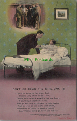 Music Postcard - Song Card -  Don't Go Down The Mine, Dad (2)   HP30
