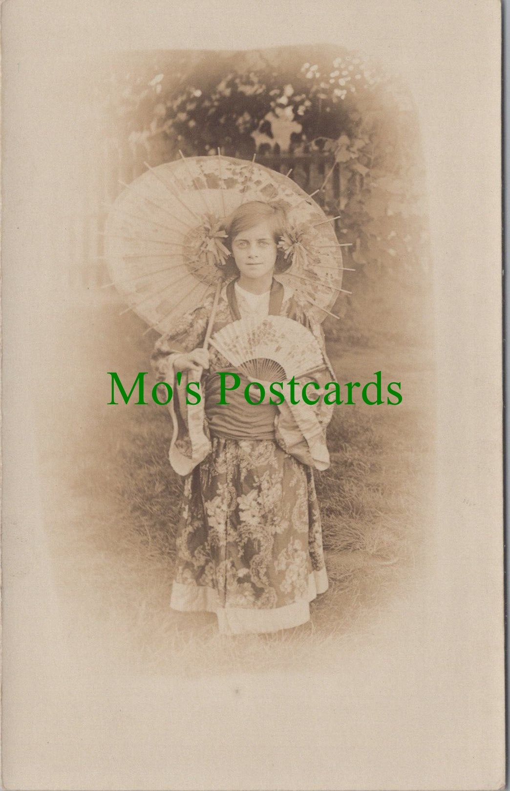 Ancestors Postcard - Girl Dressed as a Japanese Geisha Girl SW12484