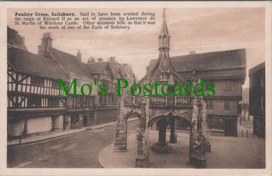 Wiltshire Postcard - Poultry Cross, Salisbury  SW12490