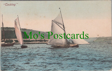 Yachting Postcard - Sailing Boats Tacking  SW12513