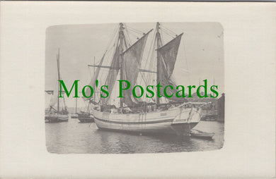 Shipping Postcard - Masted Sailing Ship Lyna  SW12516
