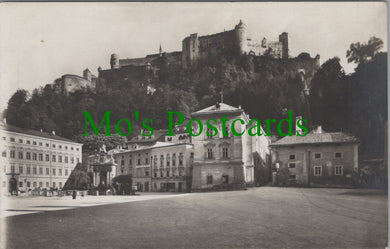 Austria Postcard - Salzburg Fortress With Cable Railway SW12531