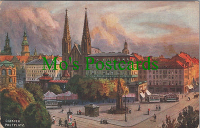 Germany Postcard - Dresden Postplatz SW12532
