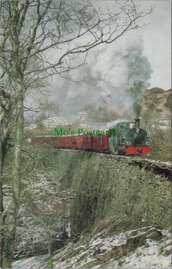 Railways Postcard - Steam Locomotive in a Snow Covered Landscape DC983