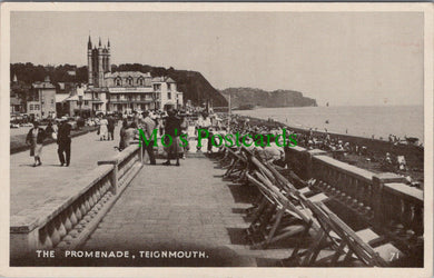 Devon Postcard - Teignmouth, The Promenade  DC942