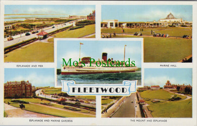Lancashire Postcard - Views of Fleetwood  DC853