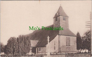 Sussex Postcard - Rogate Church and War Memorial   DC802