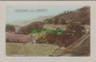 Yorkshire Postcard - Greetings From Halifax  DC807
