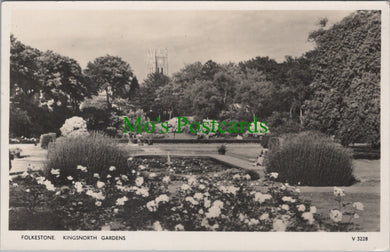 Kent Postcard - Folkestone, Kingsnorth Gardens   DC818