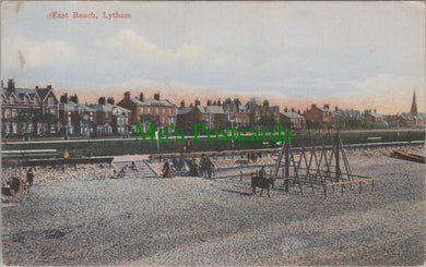 Lancashire Postcard - East Beach, Lytham  DC838