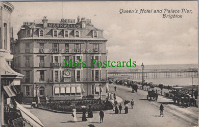Sussex Postcard - Brighton, Queen's Hotel and Palace Pier SW11223