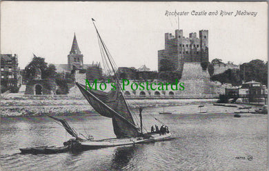 Kent Postcard - Rochester Castle and River Medway  SW11245