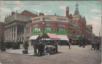 Nottinghamshire Postcard - Nottingham Theatre and Empire   SW11306