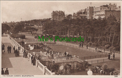 Dorset Postcard - Bournemouth, The Pavilion Gardens   SW11680
