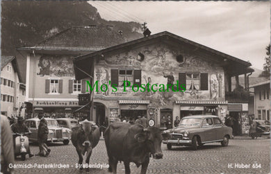 Germany Postcard - Garmisch-Partenkirchen - Strassenidylle  SW11581