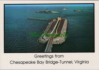 America Postcard - Chesapeake Bay Bridge-Tunnel, Virginia  SW11951