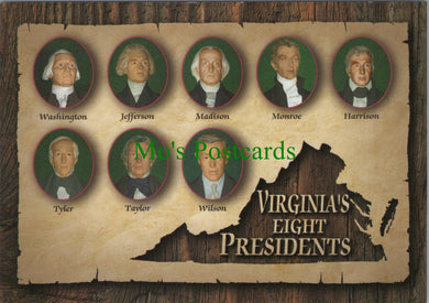 America Postcard - Virginia's Eight Presidents   SW11977