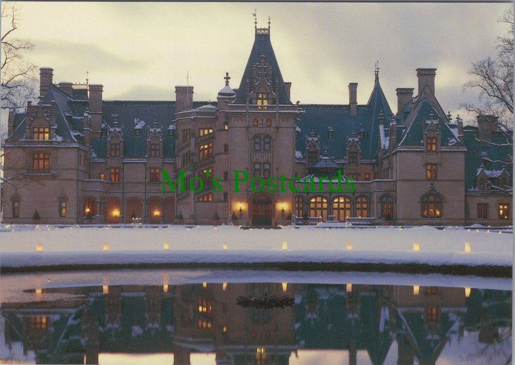 America Postcard - Biltmore House at Christmas, Asheville, North Carolina  SW11980