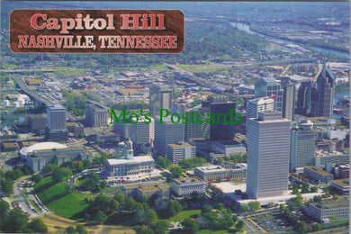 America Postcard - Capitol Hill and Downtown Nashville, Tennessee SW12237