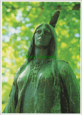 America Postcard - Statue of Pocohontas, Jamestown, Virginia SW12250