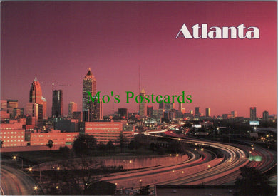 America Postcard - Atlanta Sunset, Georgia  SW12110