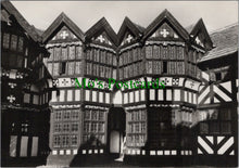 Load image into Gallery viewer, Cheshire Postcard - Little Moreton Hall, Courtyard Bay Windows SW12120
