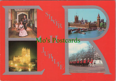 London Postcard - Royalty, Queen Elizabeth II Silver Jubilee SW12142