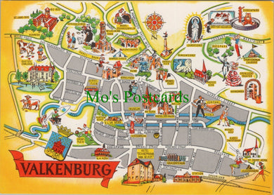 Map Postcard - Map of Valkenburg, Netherlands   SW12151