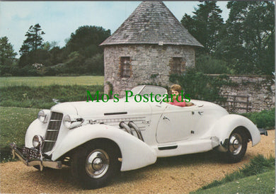 Motor Museum Postcard - Beaulieu, 1935 Type 851 Auburn Speedster SW12172