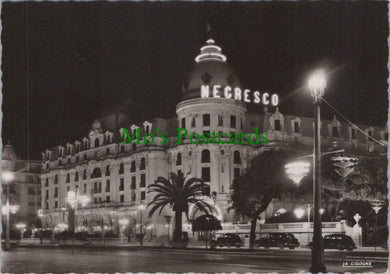 France Postcard - Nice La Nuit - Le Negresco SW12190