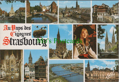 France Postcard - Au Pays Des Cigognes Strasbourg  SW12195