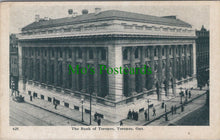 Load image into Gallery viewer, Canada Postcard - The Bank of Toronto, Ontario SW12738
