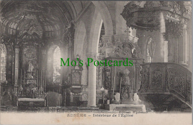 France Postcard - Arneke Church Interior, Nord  SW12744