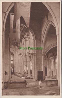 Essex Postcard - Thaxted Parish Church Interior SW12780