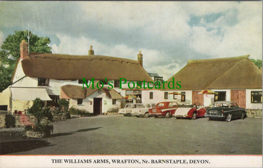 Devon Postcard - The Williams Arms, Wrafton, Nr Barnstaple  SW12787