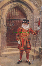 Load image into Gallery viewer, Military Postcard - A Yeoman Warder of The Tower of London SW12908
