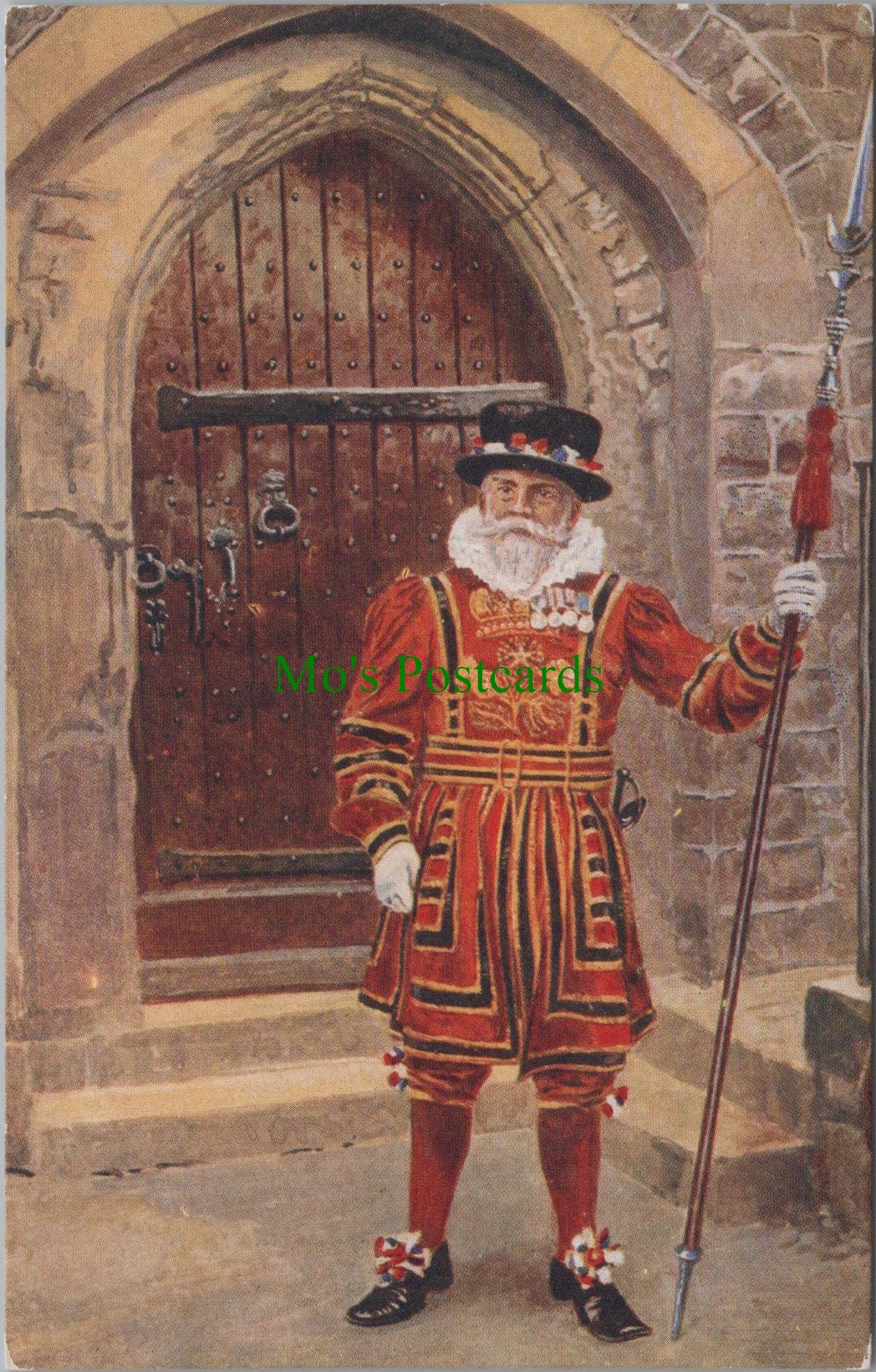 Military Postcard - A Yeoman Warder of The Tower of London SW12908