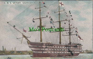 Hampshire Postcard - H.M.S.Victory, Southsea SW12936