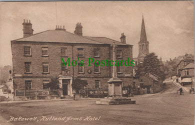 Derbyshire Postcard - Bakewell, Rutland Arms Hotel  SW12943