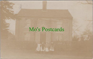 Suffolk Postcard? - Children Outside a Detached House. Possibly Eye Village SW12987