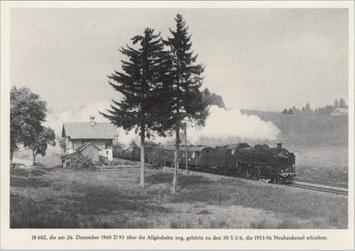 Germany Postcard - German Railway Transport, Locomotive History  SW16888