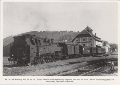 Germany Postcard - German Railway Transport, Locomotive History  SW16891