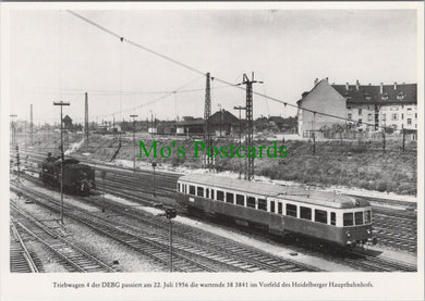 Germany Postcard - German Railway Transport, Locomotive History  SW17074