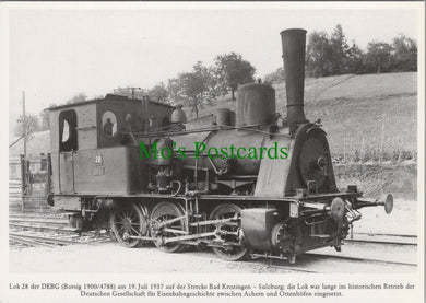 Germany Postcard - German Railway Transport, Locomotive History  SW17076