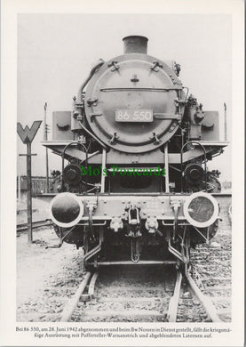 Germany Postcard - German Railway Transport, Locomotive History  SW17079